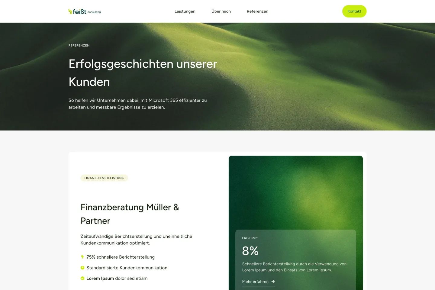 Feißt Consulting — Erfolgsgeschichten unserer Kunden